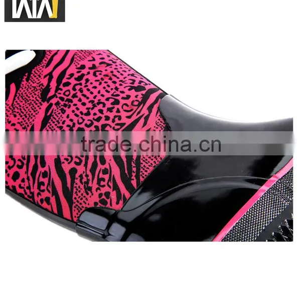 Warm Leopard Print Neoprene Cheap Rain Boots With Hole photo-6