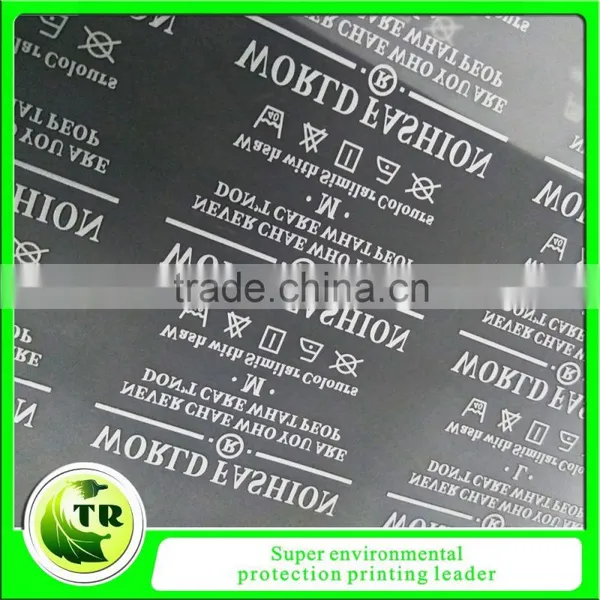 Custom Eco-friendly Heat Transfer Print Care Label photo-4