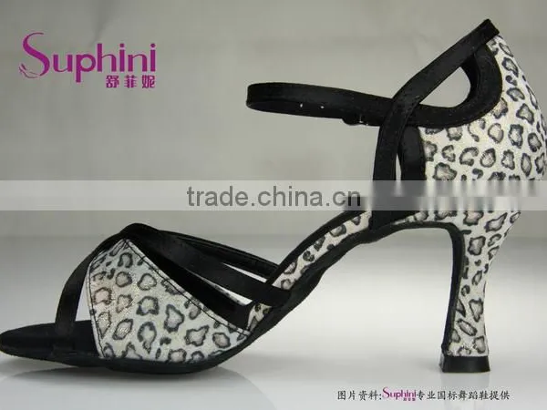 Suphini Super Hot Design Latin Dance Shoes Leopard photo-2