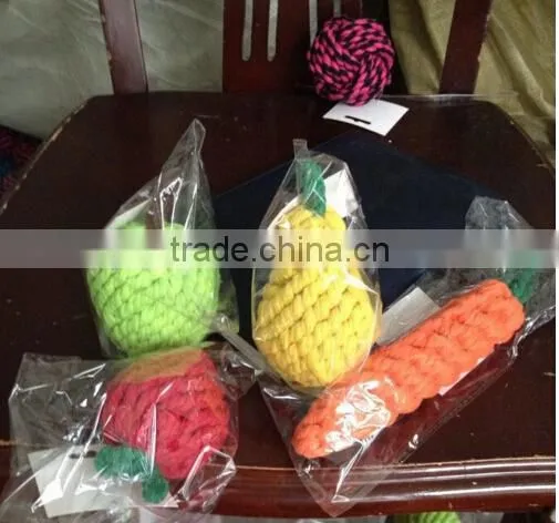 QQPET High Quality Pet Rope Toys Cotton Dog Chew Toys Hot Dog Toys photo-6