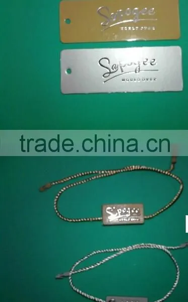Embossing Price Tag/jeans Hang Tags/paper Hang Tag/swing Tag for Clothing/garment/shoes photo-2