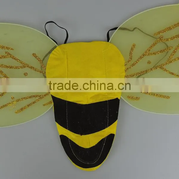Hot Sale Yellow Beautiful Bee Shape Wing Natural Animal Wing photo-5