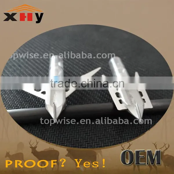 Custom 100 Grain Archery Hunting Broadhead for Crossbow Arrow