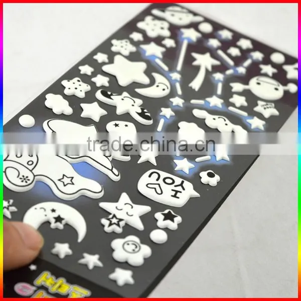 Glow in the Dark EVA Sticker Puffy Sticker photo-3