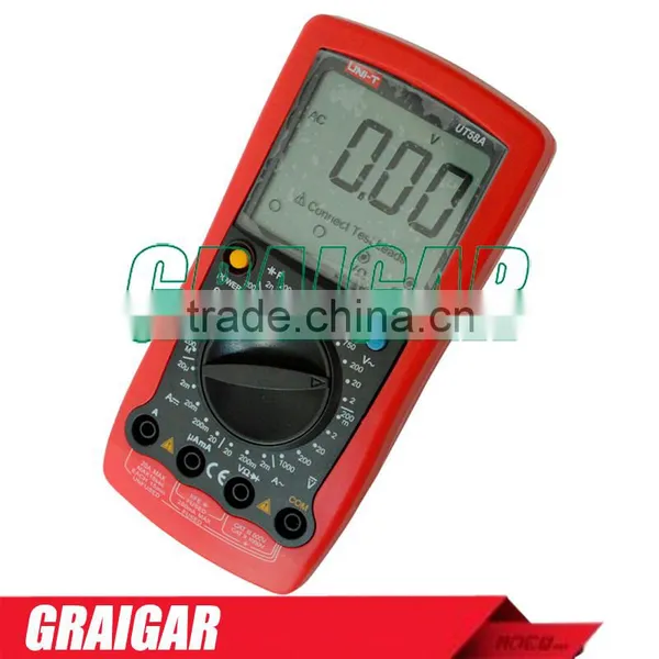 General Digital Multimeters UNI-T UT58A Voltage Current Resistance Capacitance Temperature Meter Tester photo-2