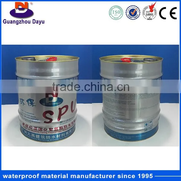 SPU Single Polymer Roof Waterproof Coating / Paint
