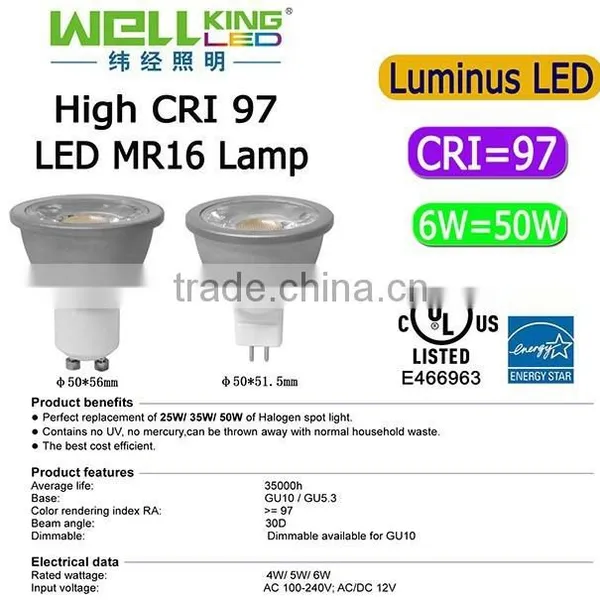 ROHS CE FCC Epistar Led Chip SMD GU10 GU5.3 4W Led Mr16 Spot Lights photo-5