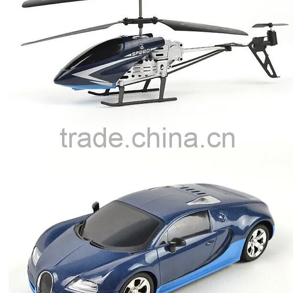 2 IN 1 3CH RC Helicopter With Gyro & 4CH RC Car photo-6