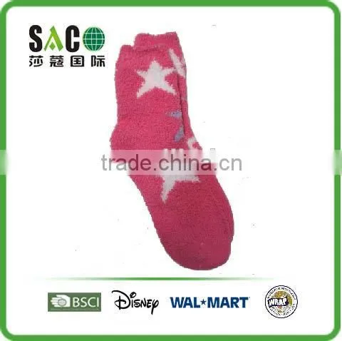 Colorful Star Pattern Fluffy Socks photo-3