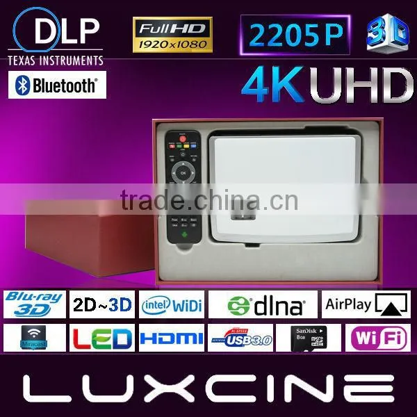 Hot Sales 4K Projector / Smart Blu-ray 3D Projector / WiFi Projector photo-4