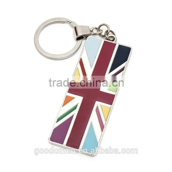 Custom Metal Key Chain Flag,United Kingdom Flag Keychain photo-2