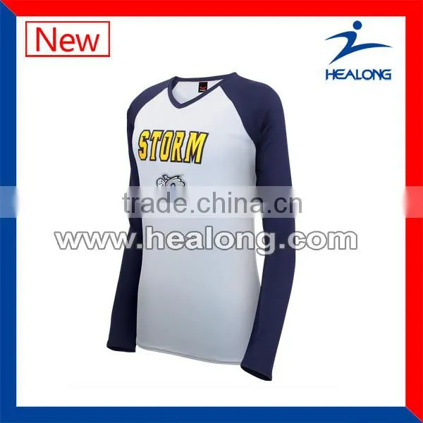 High Quality Sublimated Volleyball Uniform Designs Wholesale Volleyball Jersey