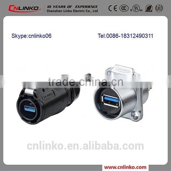 China Cable Connector Cheapest Usb 3.0 A Male to Micro B Male Adapter Cnlinko Usb Connector Solder Type