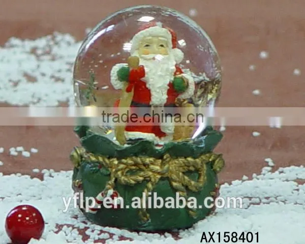 Resin Christmas Craft, Santa Claus Resin Christmas Craft, Snow Globe Resin Christmas Craft photo-2