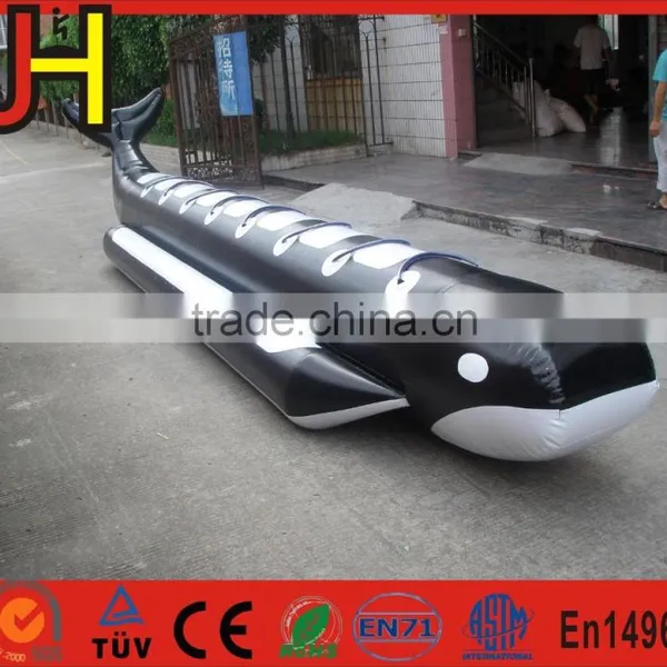 2016 Hot Summer Water Park Inflatable Whale Banana Boat For Sale photo-3