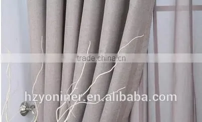2015 Hot Sale Linen Like Curtain 008 Fabric and Designed Window Fabric; Made up Curatin in Hotel or Home