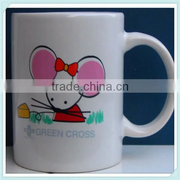 Hot Selling Promotion Advertising Logo Print Custom White Slim High Ceramic Cup Mugs photo-4