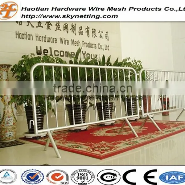 Hot Dipped Galvanized After Welding Temporary Fence Welded Pipe Crowd Control Barrier Queue Control Fence Panel photo-5