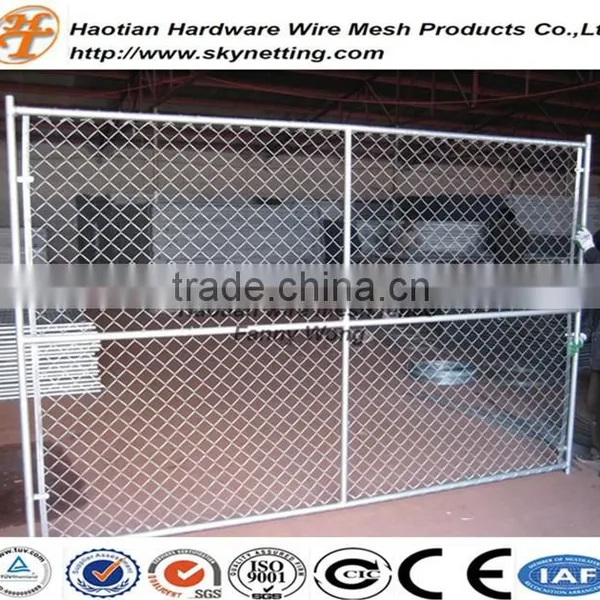 Hot Dipped Galvanized Round Pipe Frame Chain Link Temporary Fence for American Market photo-3