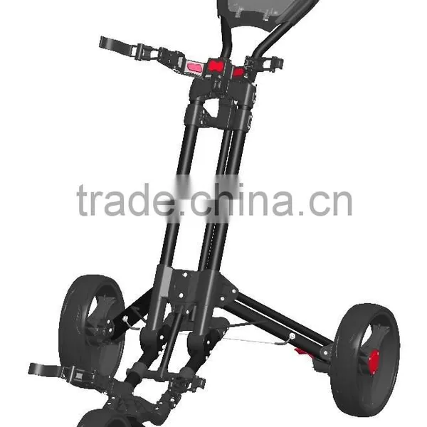 New Developed 3 Wheel Golf Trolley Push Cart All Colours