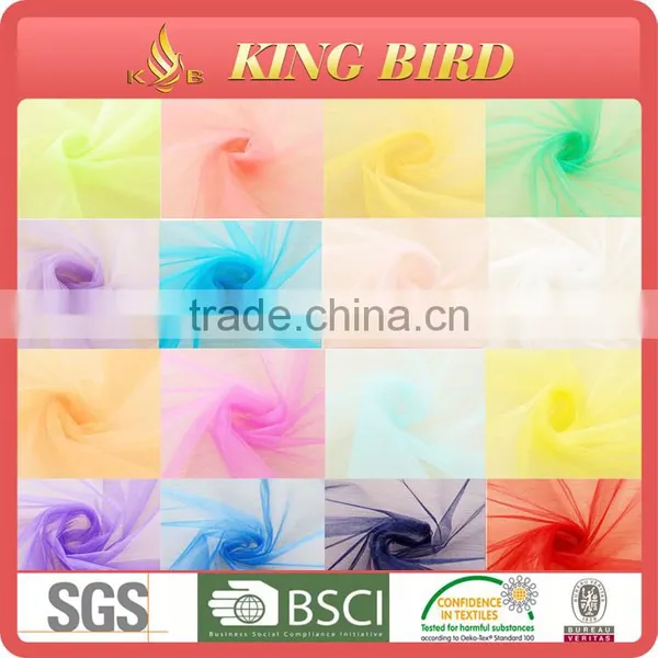 Textiles Eco-friendly Color Mesh Fabric Polyester photo-4