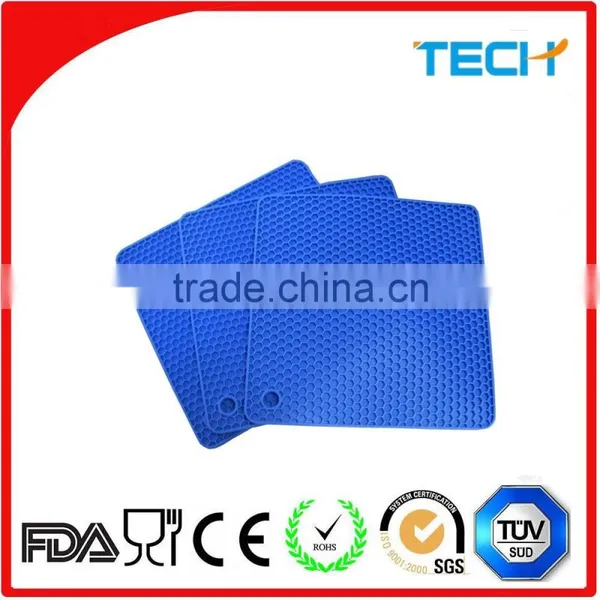 FDA Approved Food Grade Non-stick Flexible Heat Resistant 40 x 30 cm Restaurant Dining Silicone Table Mat photo-3