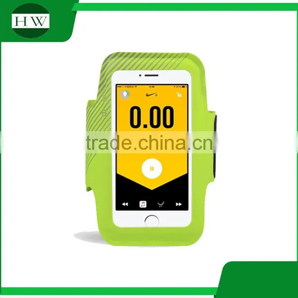 Outdoor Sport Accessories Logo Printed Reflective Armband Running Stretch Mobile Phone Arm Band Armbag photo-2