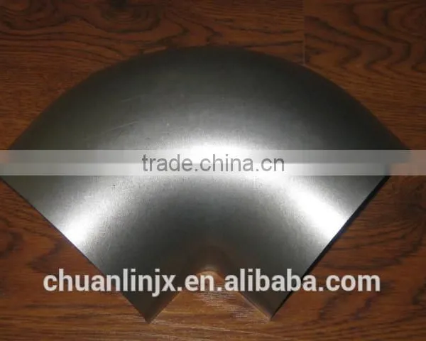 Customized Steel Deep Drawn Duct Elbow For Ventilation System photo-3
