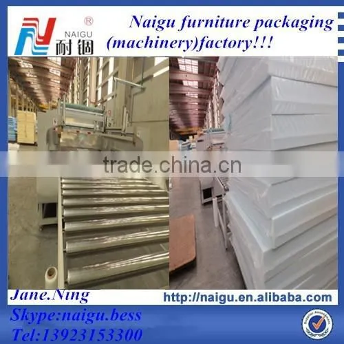 Has Heat Seal Operation Automatic Mattress Film Packaging Machine photo-2