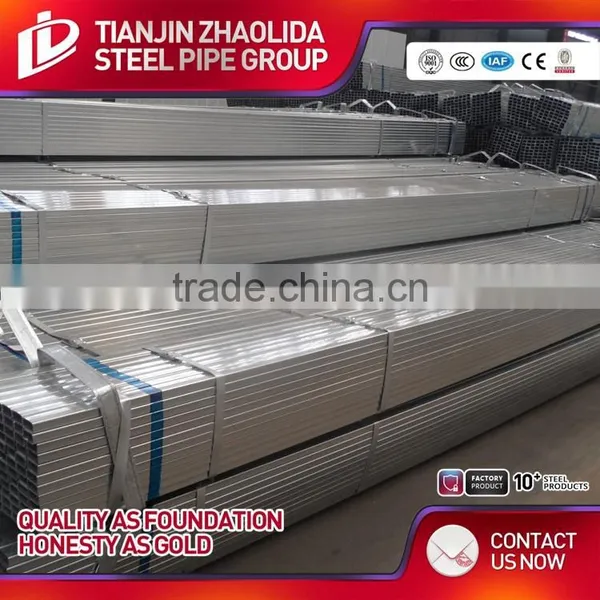 Cold Rolled Think Wall Hot Dip Galvanized Square Tubes for Low Pressure Water Pipe Oil Gas Use photo-4
