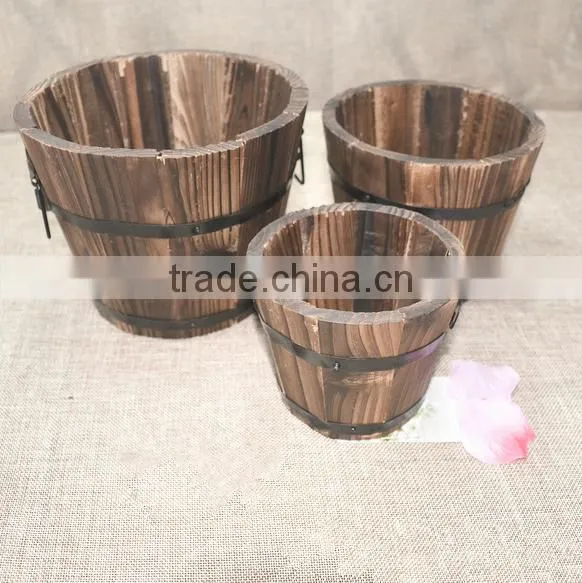 Outdoor Wooden Flower Pot, Wood Planter, Planter Box photo-5