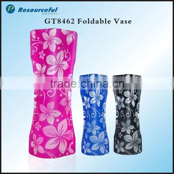 Best Promotion Pvc Flower Vase,folding Plastic Flower Vase photo-2