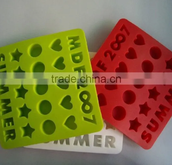 Ice Cream Tools Type and Stocked Eco-Friendly Feature Silicone Ice Cube Tray photo-2