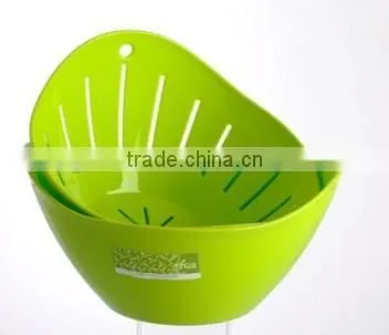 Plastic Kitchen Wash Rice Bowl With Strainer photo-6