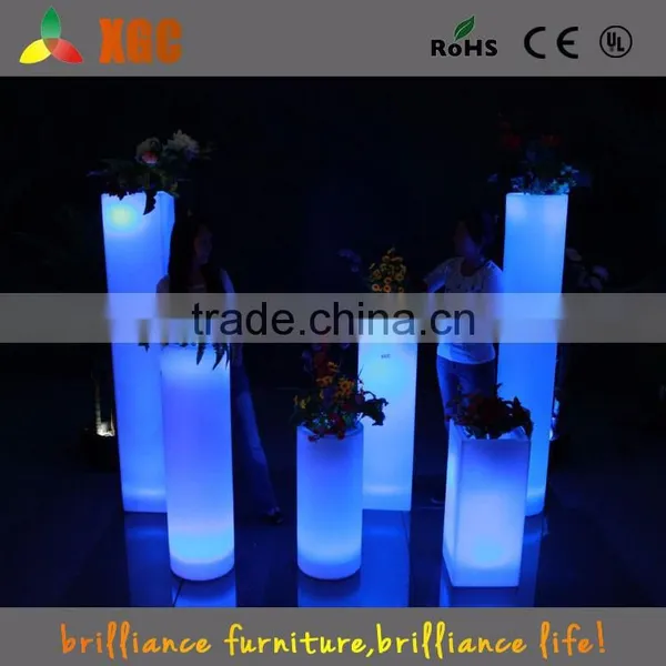 GD211 Colored Changeable Wedding Columns Pillars With RGB Colors photo-4