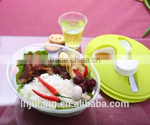 BPA-Free Plastic Lunch Box With Fork and Sourcing Container photo-2
