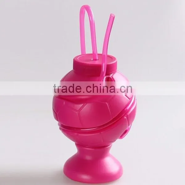 New Innovative Plastic Round Drinking Bottle Kettle With Cap and Straw photo-5