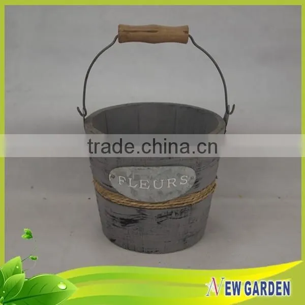 Cheaper Economical Round Wall Mounted Flower Basket With Handles photo-5
