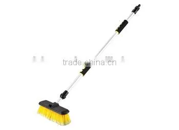 2015 New Hot Microfiber Soft Bristle Telescopic Car Wheel Wash Dust Detailing Cleaning Brush Flow Through Brush Series photo-2