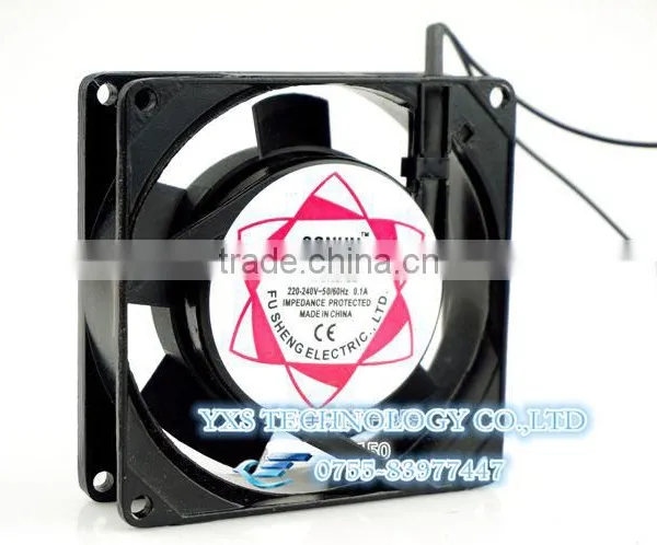 90x90x25mm 220V AC 0.1A 15 / 17W SF9225AT 2092HBL Axial Cooling Fan With Grill Free!! photo-5
