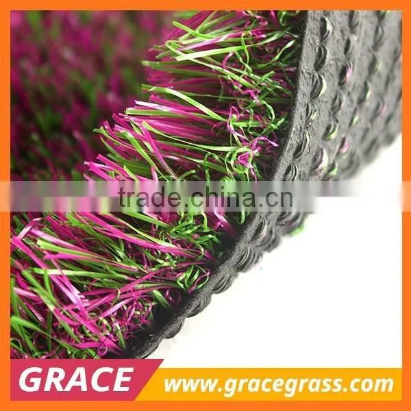 Six Tones PE Monofilament Fake Grass for Balcony photo-6