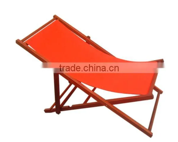 Solid Wood Beach Chair / Folding Leisure Chair photo-3