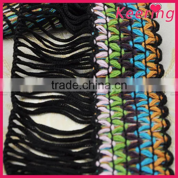 New Arrivel Black Tassel Lace Trimming for Dress WTPB-002 photo-2