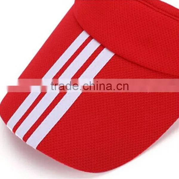 Wholesale Cheap Sun Visor Hat/cap/high Quality Kids Colorful Running Wide Brim Visor Hats photo-5