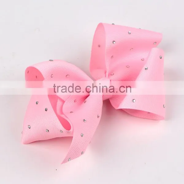 Elegant Purple Grosgrain Ribbon High Quality Cheer Bows photo-4