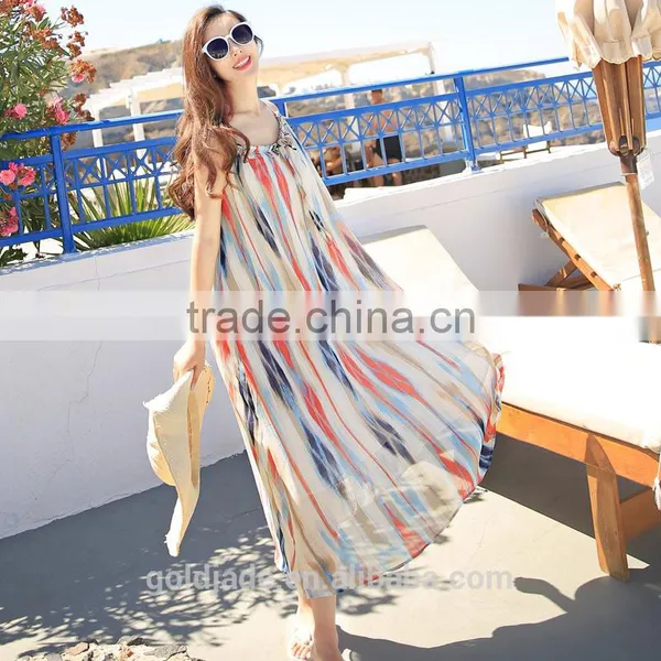 2017 Summer New Style Woman Sexy Beach Dress Long Dress Women Maxi photo-2
