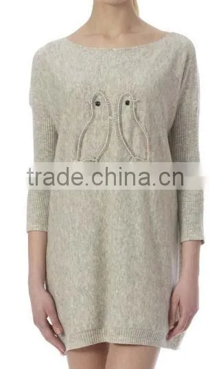 Women Fashion Knitwear 12gg Knitted