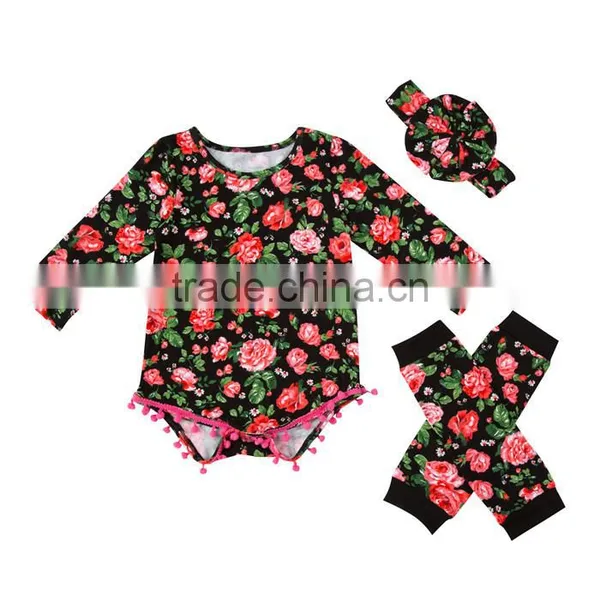 2017 Handmade Cheaper Baby Long Sleeve Badysuit Onesie /baby Romper Clothes / Baby Spring Slothes photo-4