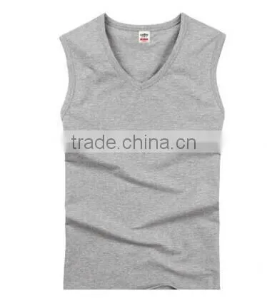Summer Style Tank Tops Men Undershirt 2015 New Brand Quality Men's Vest Bodybuliding Gym Singlets Men's Brand Sleeveless photo-2