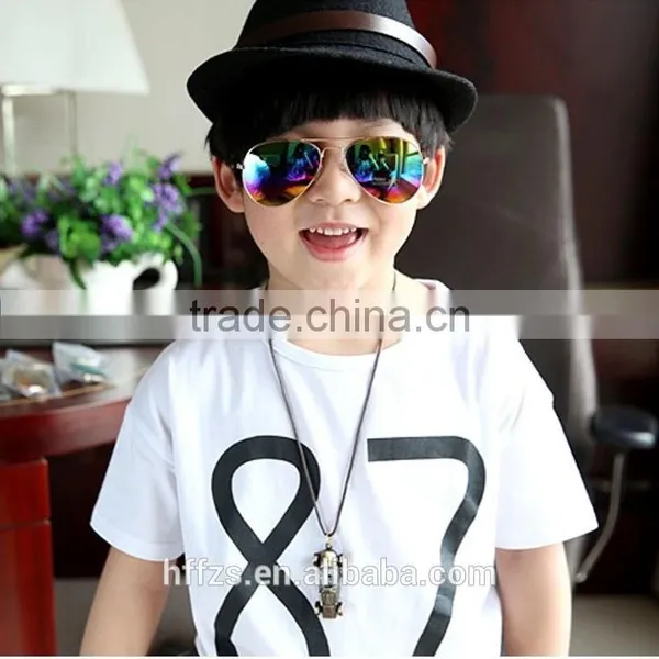 HFR-YA10 Children Colored Sunglasses Frog Mirror Reflective Sunglasses Glasses photo-2